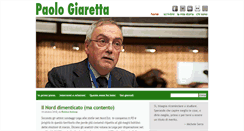 Desktop Screenshot of paologiaretta.it