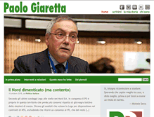 Tablet Screenshot of paologiaretta.it